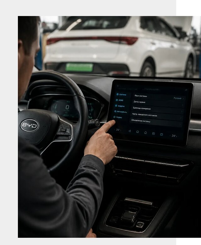 Русификация BYD E2 в Щёлкове от 15500 р. | ФастМобиль-Щлк под ключ